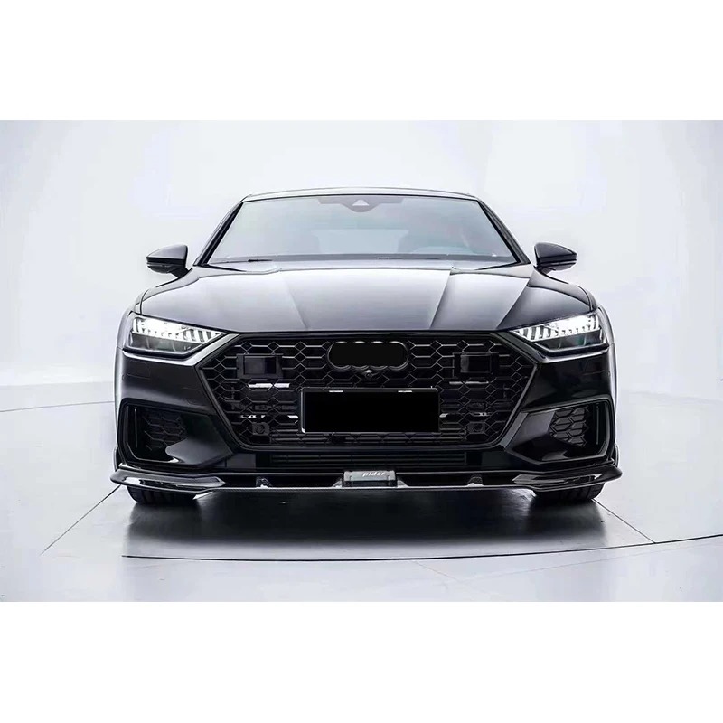 A7 S7 C8(2019-2024) Dry Carbon Fiber RS Style Front Lip Front Bumper Lip for A7 S7 C8 Sportback Modified Front Lips